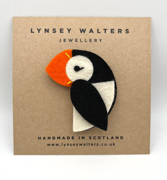 Puffin Brooch