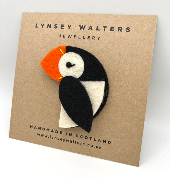 Puffin Brooch