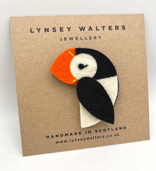 Puffin Brooch
