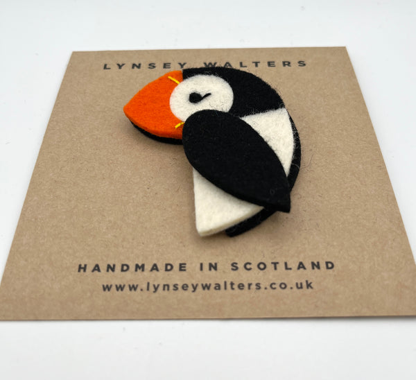 Puffin Brooch