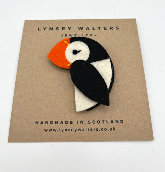 Puffin Brooch