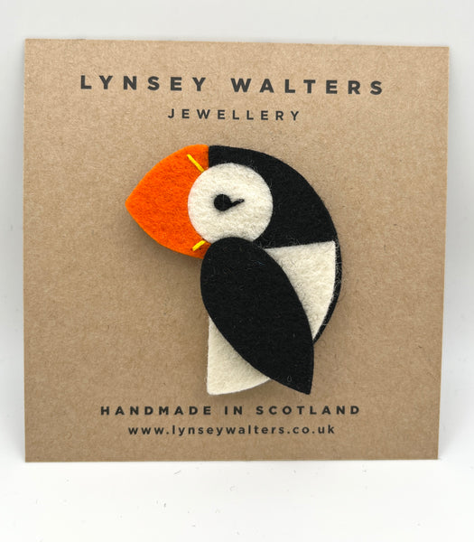 Puffin Brooch