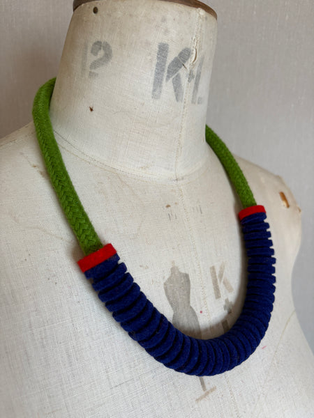 Anna Necklace, Blue Green