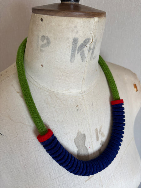 Anna Necklace, Blue Green