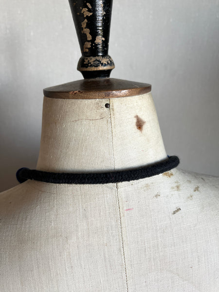 Not So Chunky Colour blocks Necklace - Multi & Black Stripes