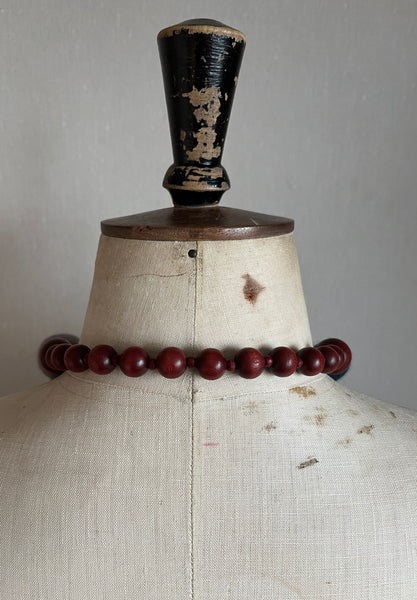 Merino Bead Necklace Soft Multi