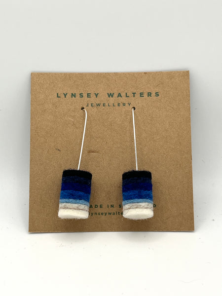 Indigo Ombre Earrings