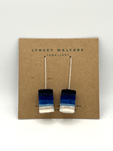 Indigo Ombre Earrings