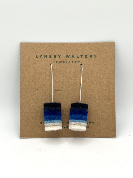 Indigo Ombre Earrings