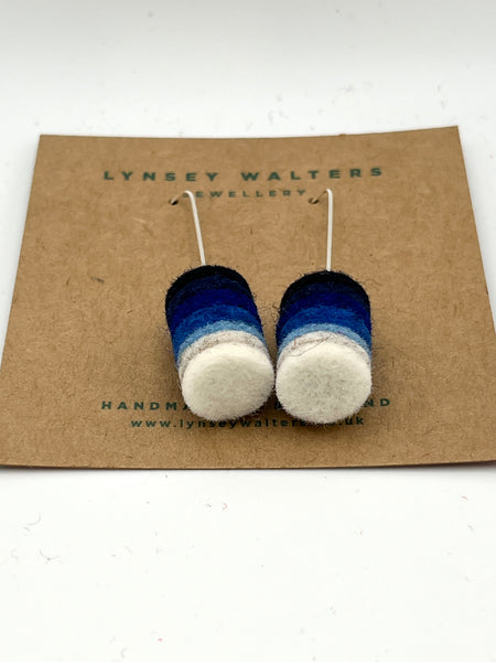Indigo Ombre Earrings