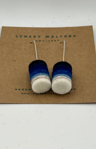 Indigo Ombre Earrings