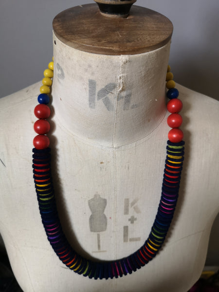 Rainbow Vertebrae Necklace