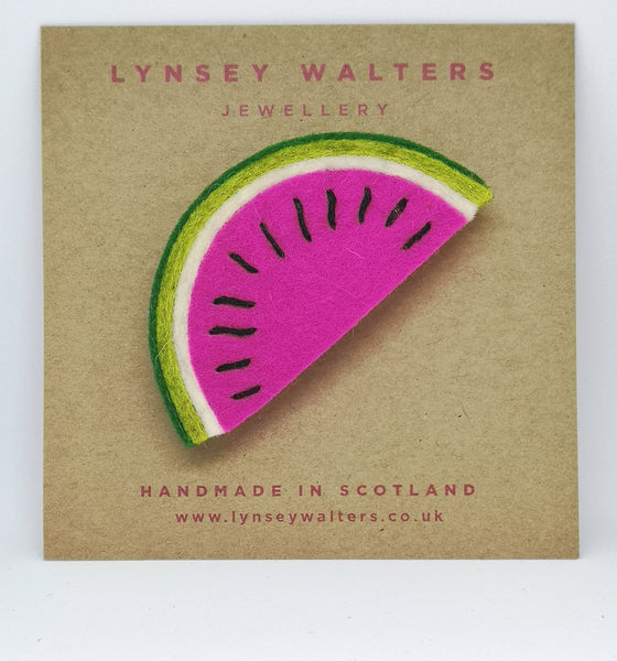Watermelon Brooch