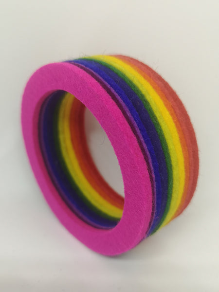 Chunky Bangle Rainbow