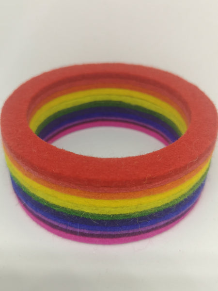 Chunky Bangle Rainbow