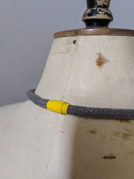 Pop Flower Necklace Mustard