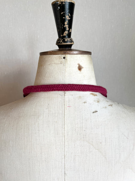 Chunky Colour blocks Necklace - Mullberry