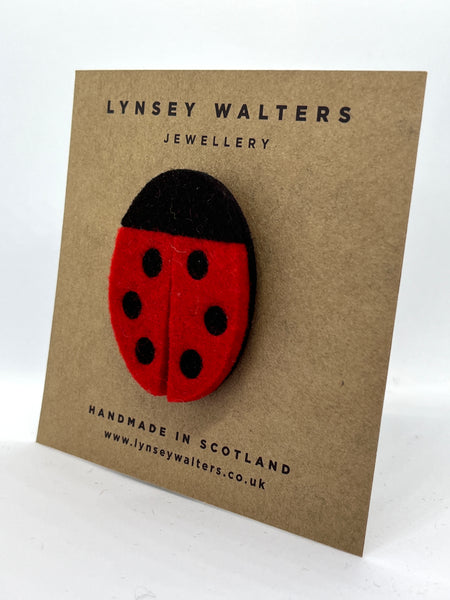 Ladybird Brooch