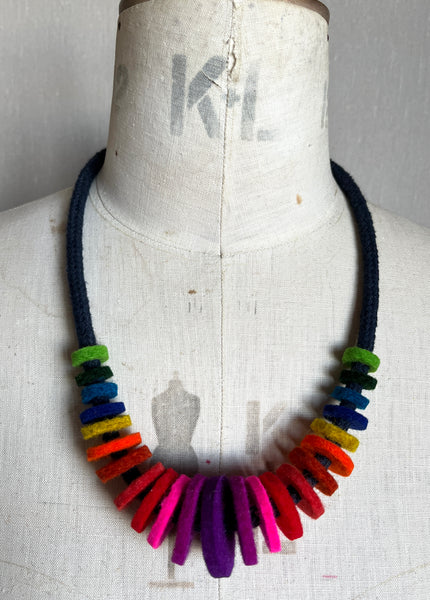 Miley Necklace - Rainbow Multi colour
