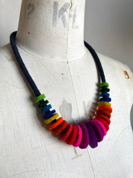 Miley Necklace - Rainbow Multi colour