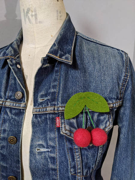 Cherry Brooch