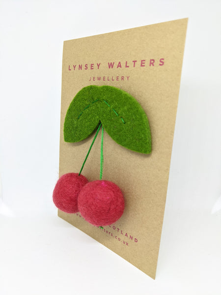 Cherry Brooch