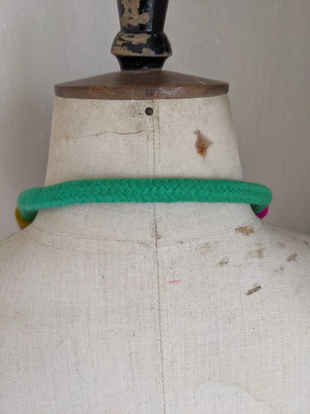 Chunky Colour blocks Necklace - Multi Colour