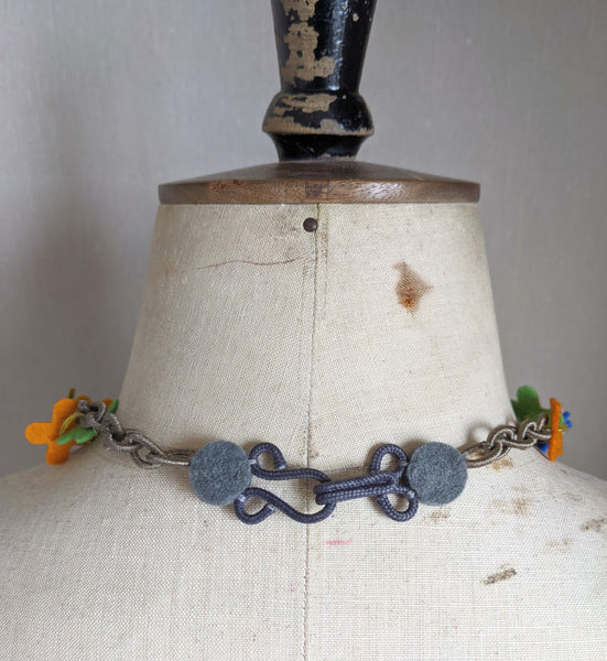 Flower Confetti Necklace Soft Multi