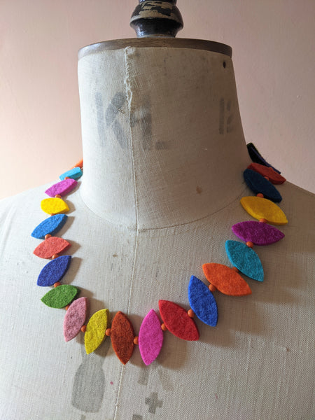 80's Necklace Multi Coloured