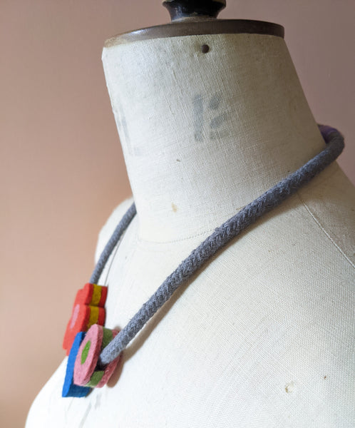 Daisy Bud Necklace - Soft Multi