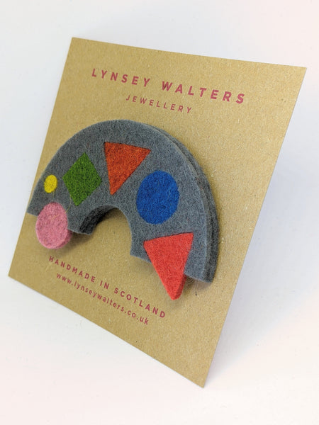 In-lay brooch Soft Multi