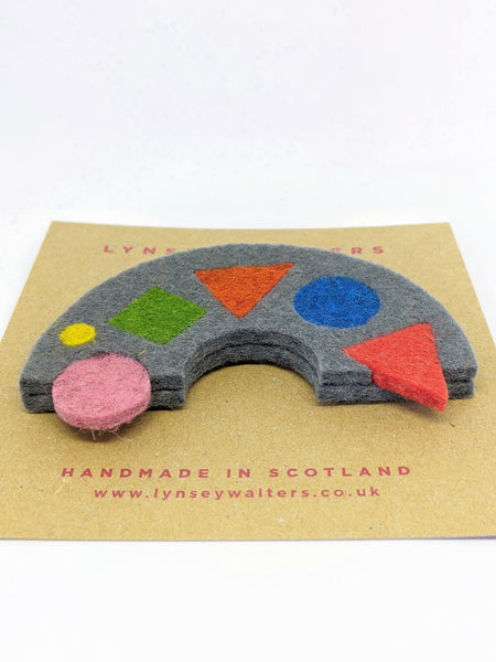 In-lay brooch Soft Multi