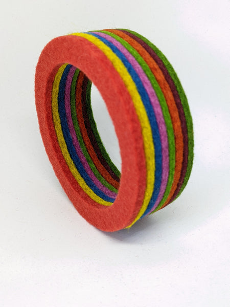 Chunky Bangle Ombre Soft Multi