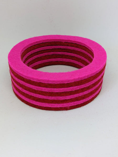 Chunky Bangle Red & Pink