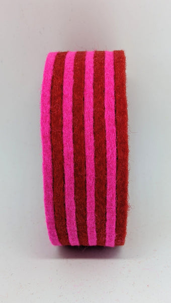 Chunky Bangle Red & Pink