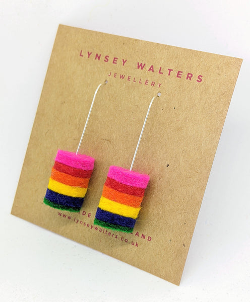 Ombre Rainbow Earrings