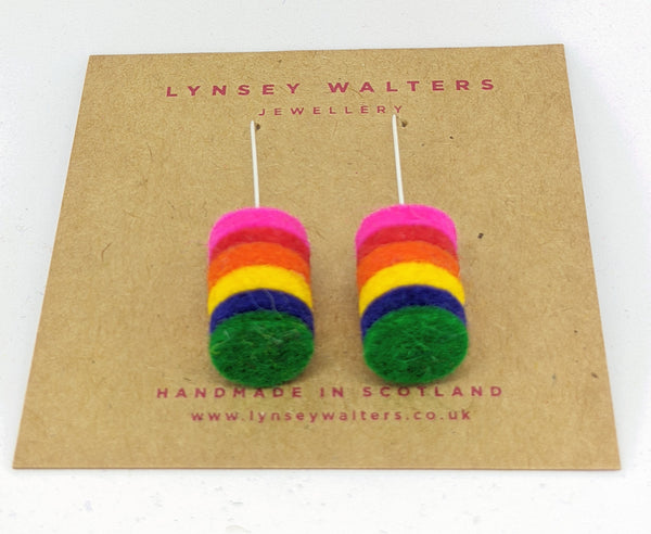 Ombre Rainbow Earrings