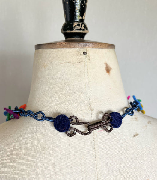 Flower Confetti Necklace Multi Colour