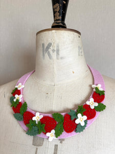 Strawberry Collar Necklace
