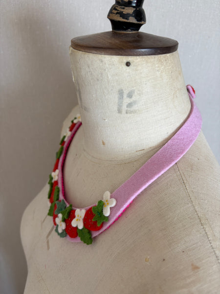 Strawberry Collar Necklace
