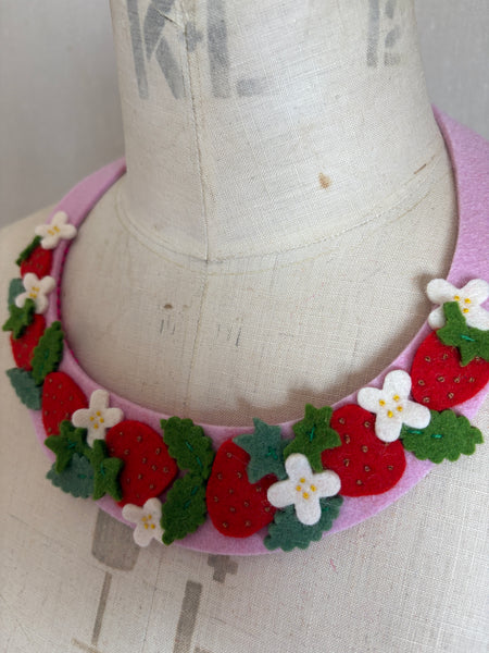 Strawberry Collar Necklace