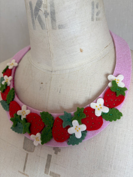 Strawberry Collar Necklace