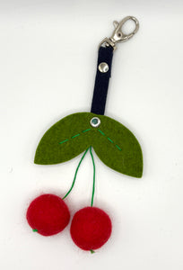 Cherry Bag Charm