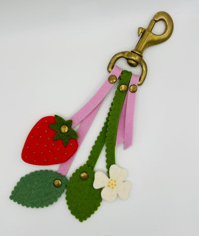 Strawberry Bag Charm 3