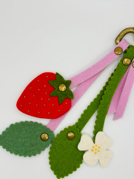 Strawberry Bag Charm 3