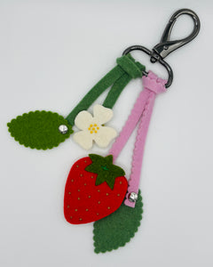 Strawberry Bag Charm