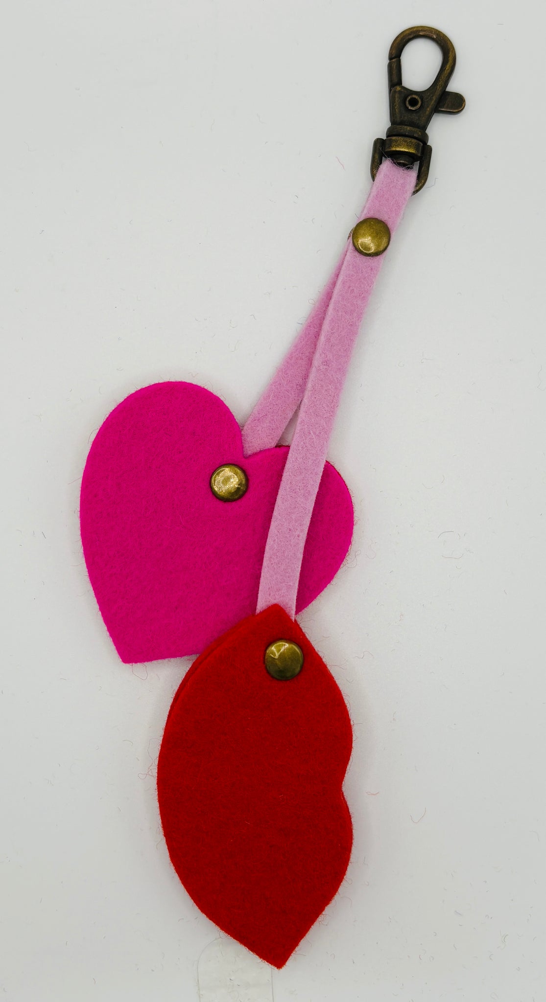 Hearts 'n' Lips Bag Charm