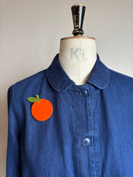Fruit Brooch - Orange