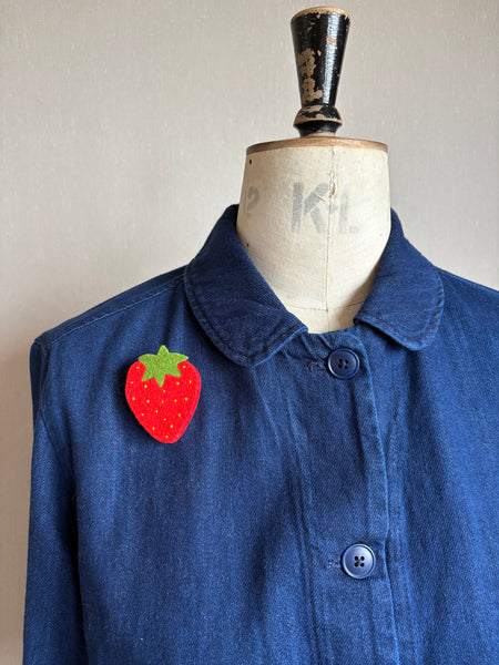 Fruit Brooch - Strawberry