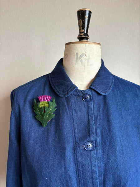 Little bit of Sparkle Thistle Brooch